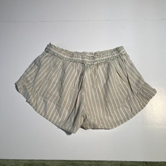 Aerie Pajama Shorts Lightweight Striped Pastel Colours Size Extra Small - Picture 5 of 8